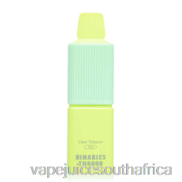 Vape Juice South Africa Horizon Binaries Th6000 Disposable Clear Tobacco